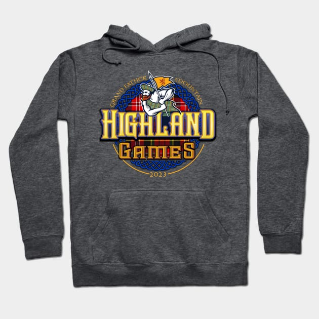 Highland Games Hoodie by Digitanim8tor